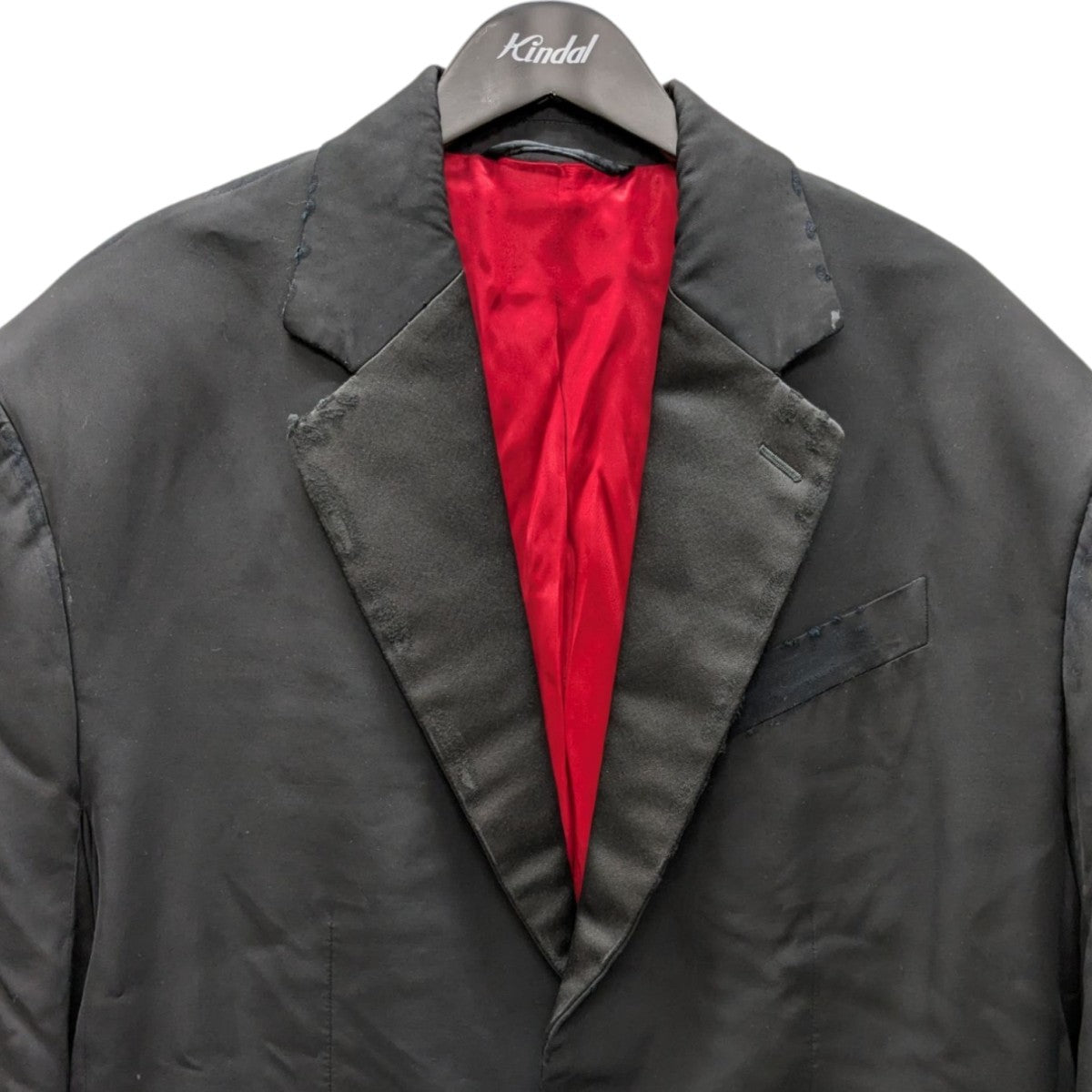 BALENCIAGA 23SS Skater Tuxedo Jacket ダメージ加工テーラードジャケット 古着・中古-2枚目のアイテム画像