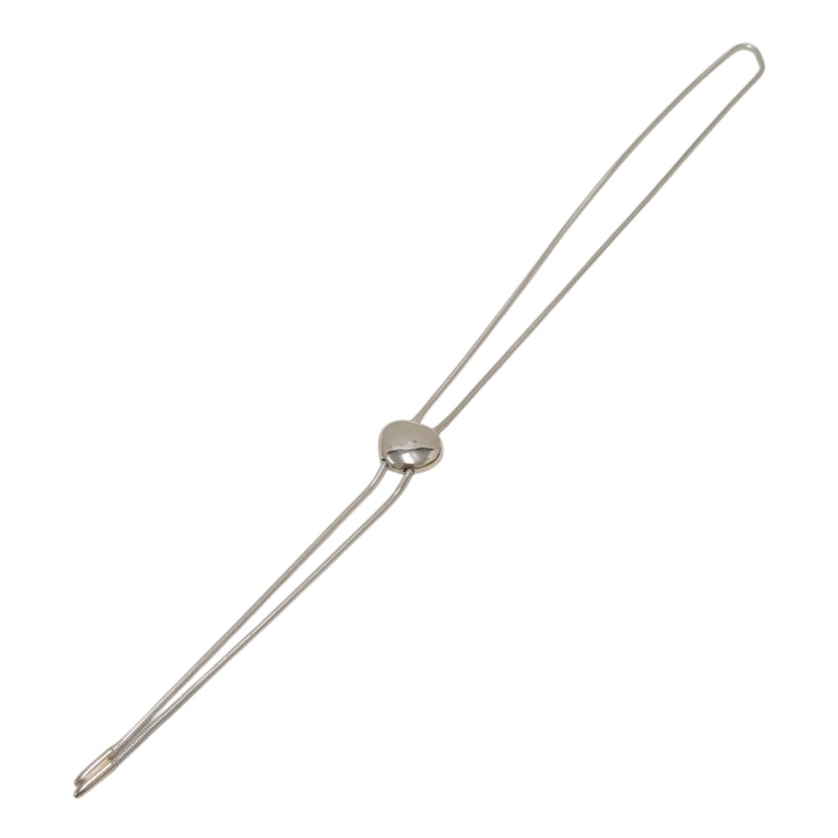 【美品】h'eres PEBBLE LOOP TIE ネックレス　ループタイ 即日発送】h'eres PEBBLE LOOP TIE ヒアーズ ループタイ - メルカリ