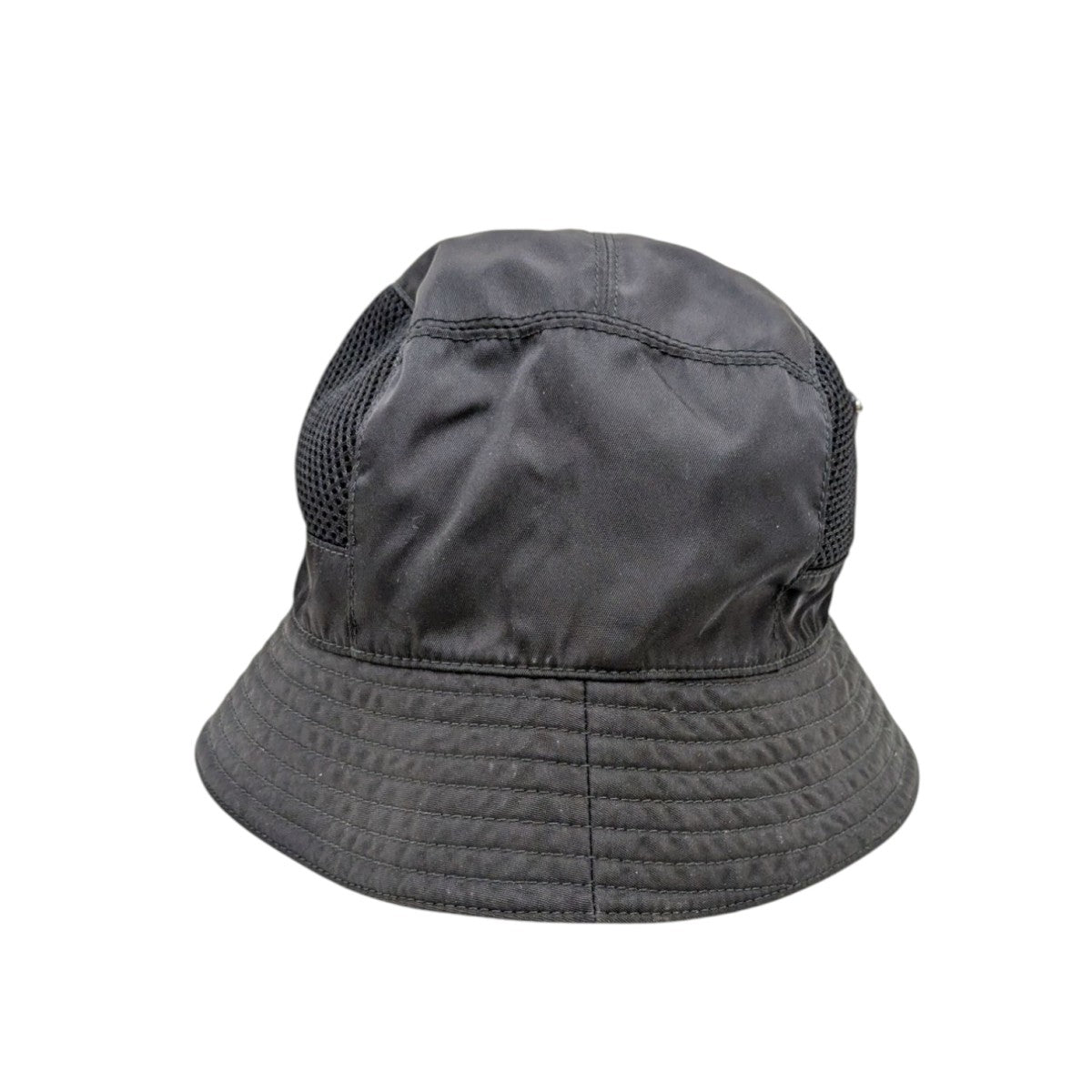 PRADA ブラック バケットハットsize【L】 PRADA プラダ バケットハット ブラック Lサイズ - メルカリ