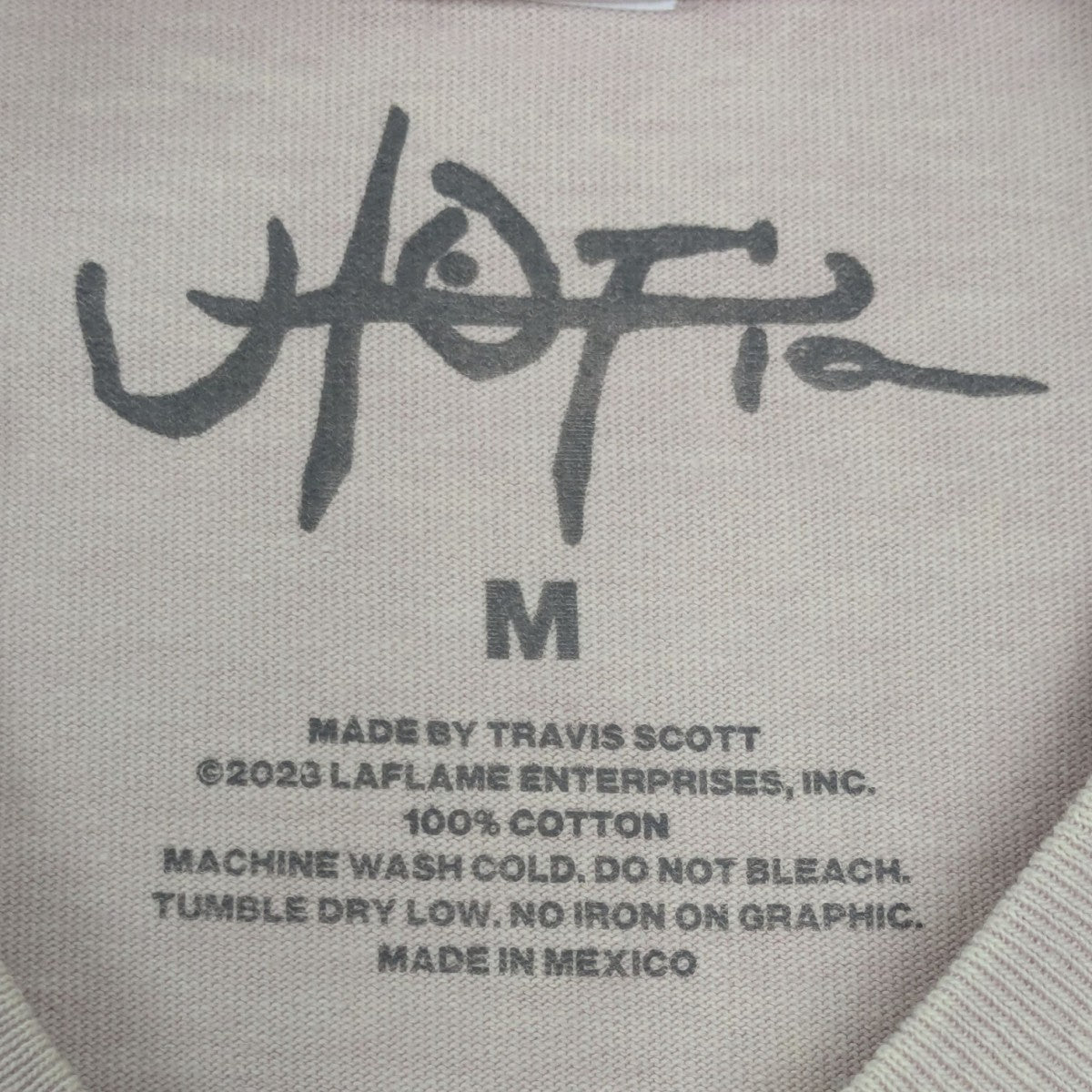 TRAVIS SCOTT Utopia Don’t Blink Tee長袖Tシャツ 古着・中古-6枚目のアイテム画像