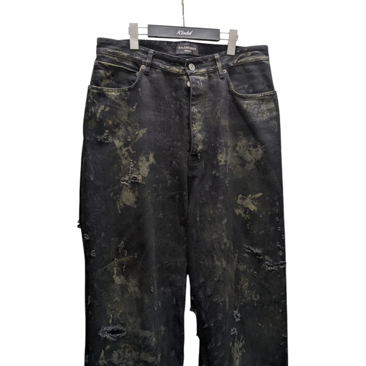 BALENCIAGA(バレンシアガ) スーパーデストロイ加工 バギーデニム