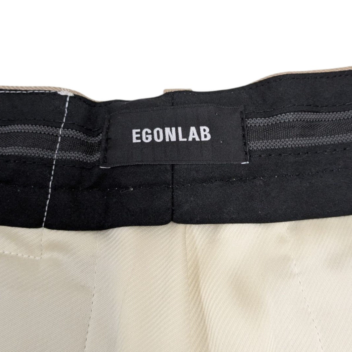 EGONLAB 25SSTROUSERS WITh HOLESカッティングフレアトラウザー 古着・中古-7枚目のアイテム画像