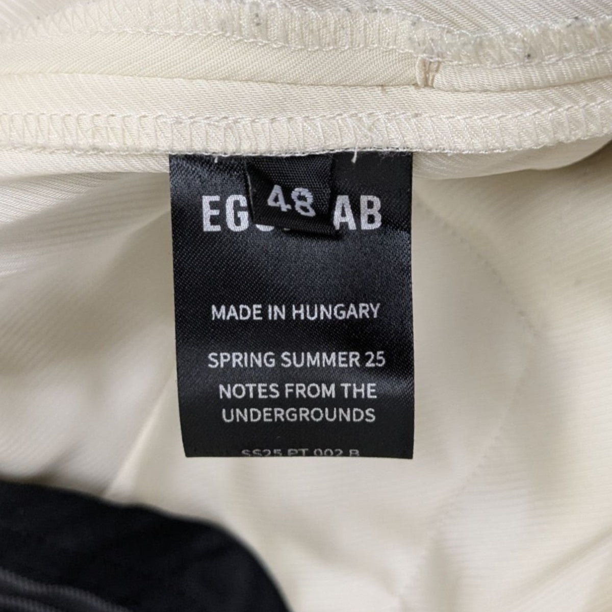 EGONLAB 25SSTROUSERS WITh HOLESカッティングフレアトラウザー 古着・中古-8枚目のアイテム画像