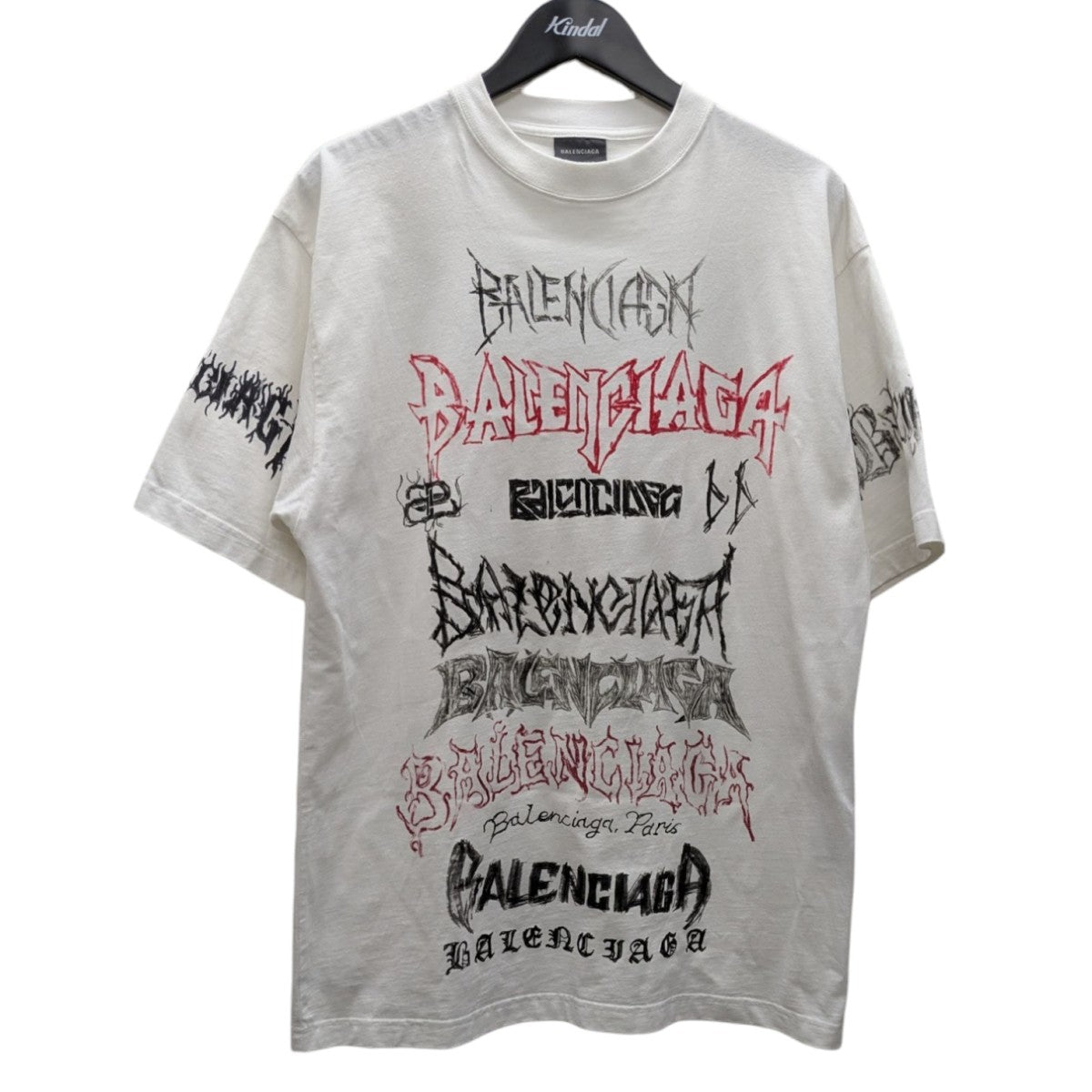 ロゴプリントラージフィットTシャツ