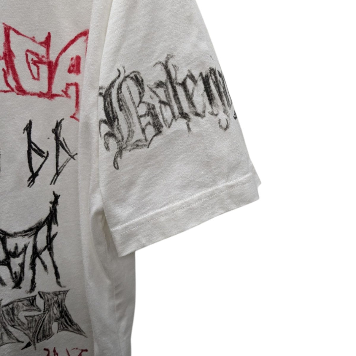 ロゴプリントラージフィットTシャツ