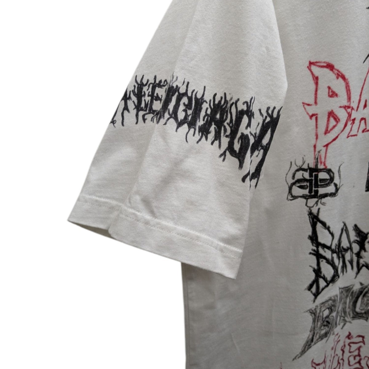 ロゴプリントラージフィットTシャツ