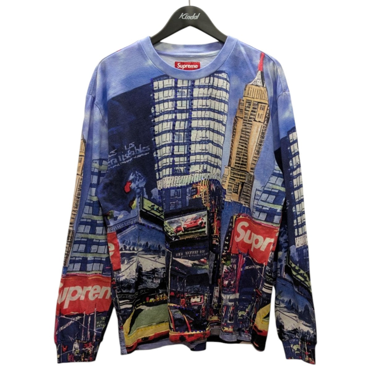 25SSSkyline Sequin L S TopロングスリーブTシャツ