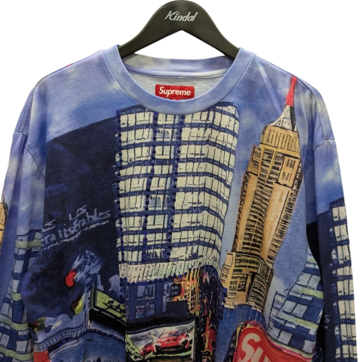 25SSSkyline Sequin L S TopロングスリーブTシャツ