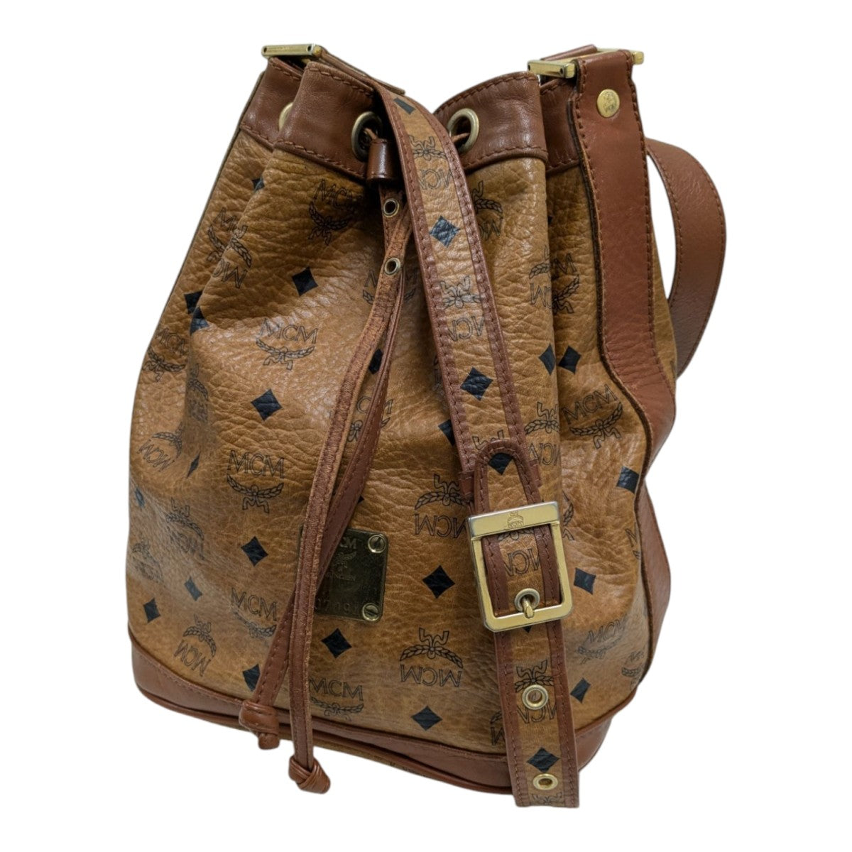 【祝開店！大放出セール開催中】 MCM(エムシーエム) バケットバッグ ブラウン｜【公式】カインド バッグ