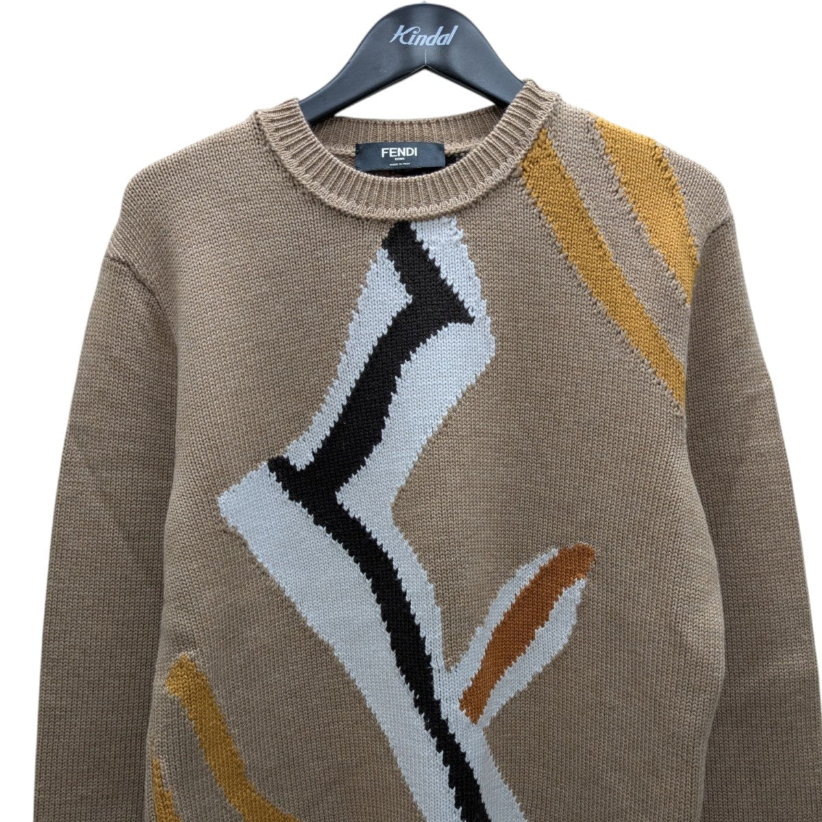 FENDI(フェンディ) FFロゴ ズッカ柄 カーディガンFZC433 FZC433