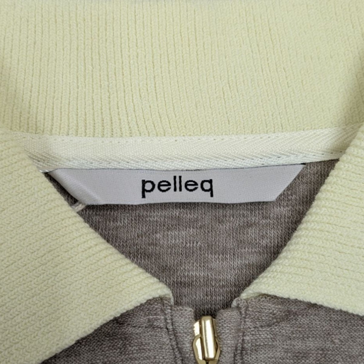 pelleq 25SSハーフジップポロニットTS0917-SS25 古着・中古-6枚目のアイテム画像