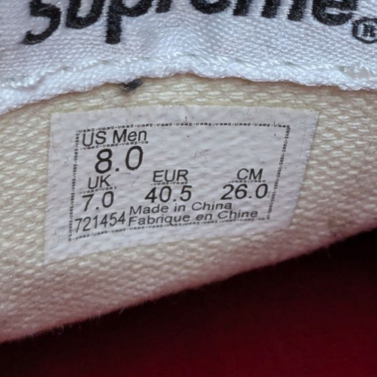 VANS×Supreme 23SS Dollar Era Greenキャンバススニーカー721454