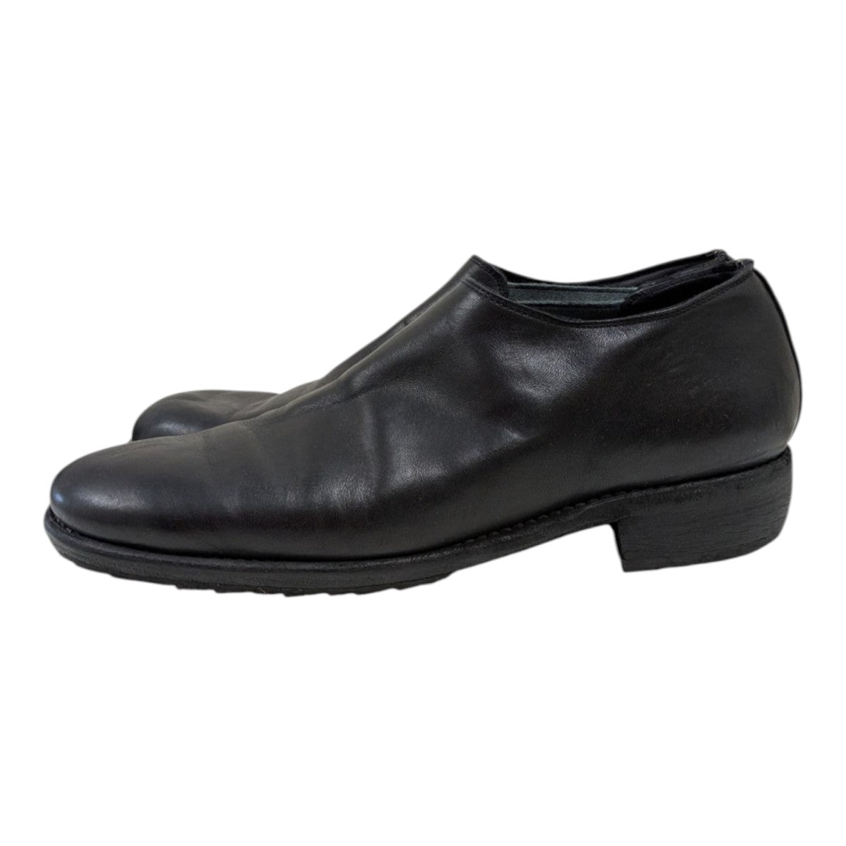 guidi グイディ　42 黒 レザー スリッポン サンダル GUIDI(グイディ) SLIP ONスリッポンレザーシューズ990EX 990EX