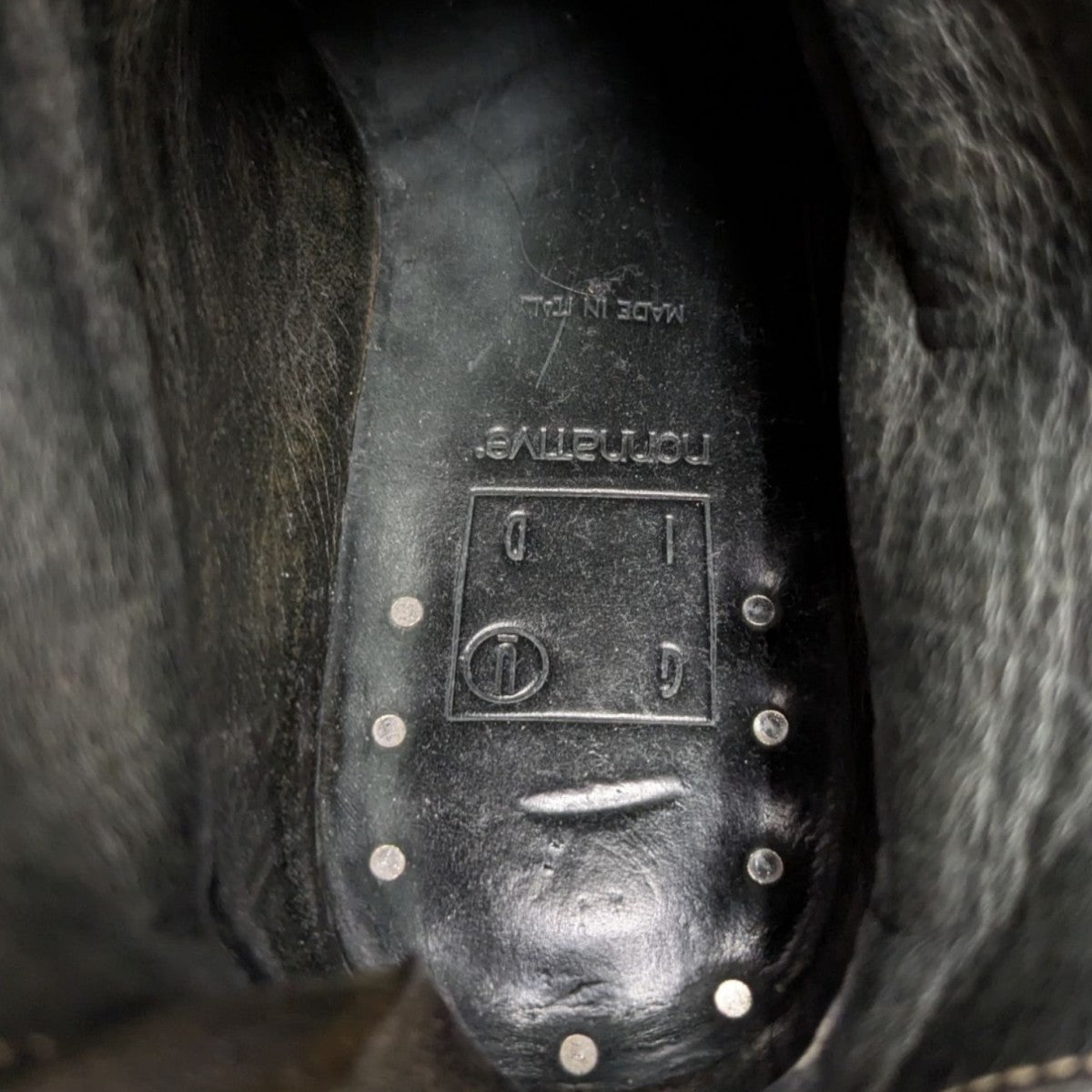 guidi サイズ44 バックジップ nonnative×UNDERCOVER×GUIDI バックジップブーツ ブラック