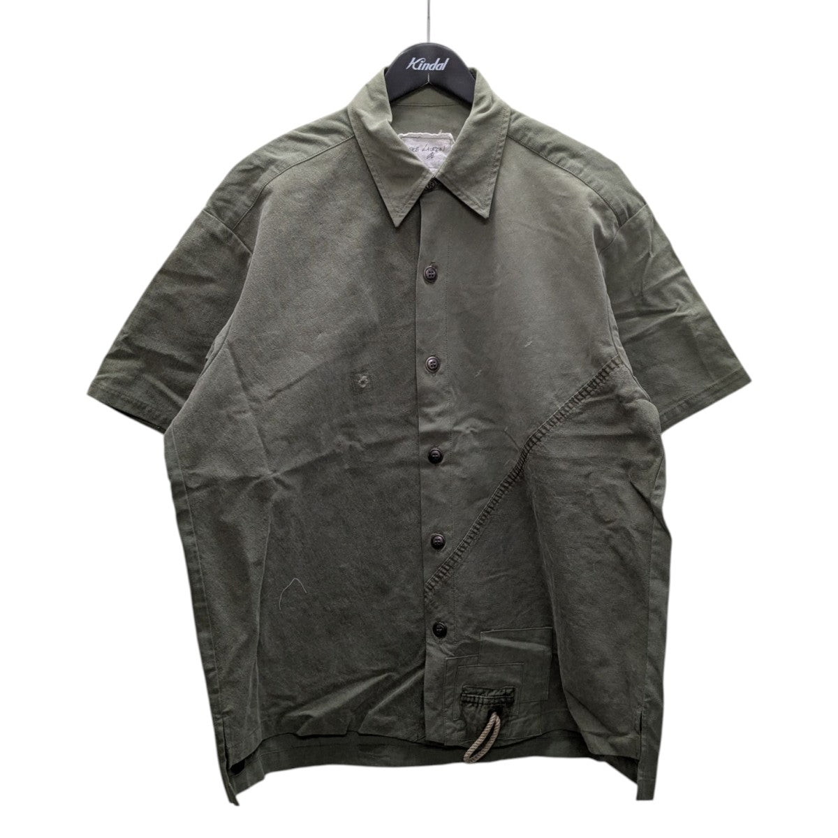 グレッグローレン GREG LAUREN 再構築 ドッキング ストライプシャツ 長袖 0 マルチカラー レディース グレッグローレン GREG LAUREN 再構築 ドッキング ストライプ