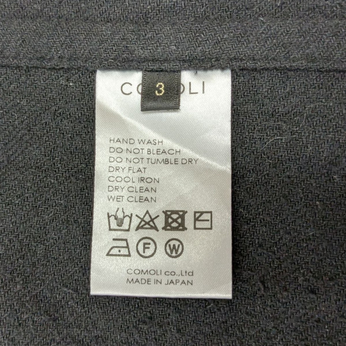 COMOLI 24SSシルクネップビエラ ローブコートZ01-04007
