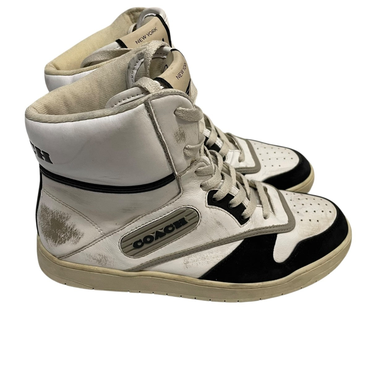 COACH Distressed High Top Sneakerディストレスドハイ トップ スニーカーCK946 古着・中古-3枚目のアイテム画像