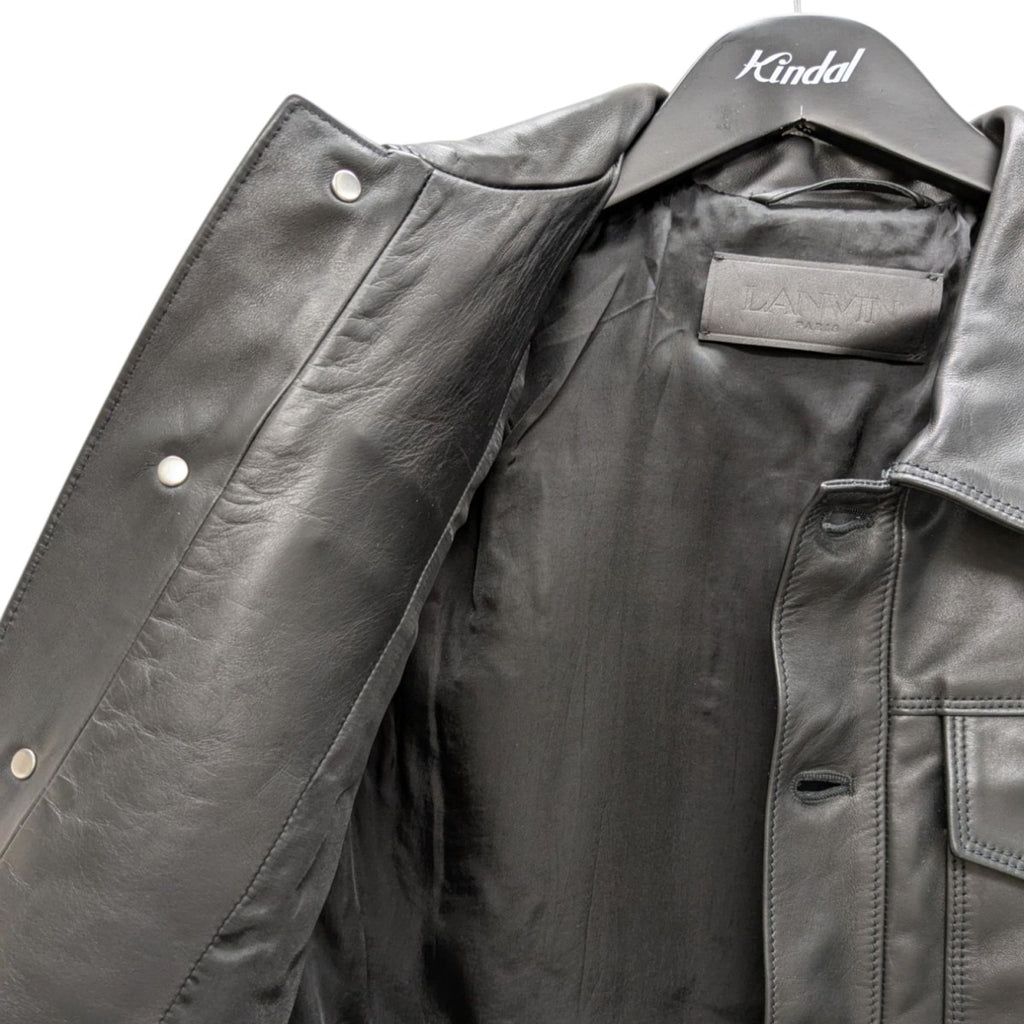 LANVIN COLLECTION(ランバンコレクション) Essential Leather Jacket 
