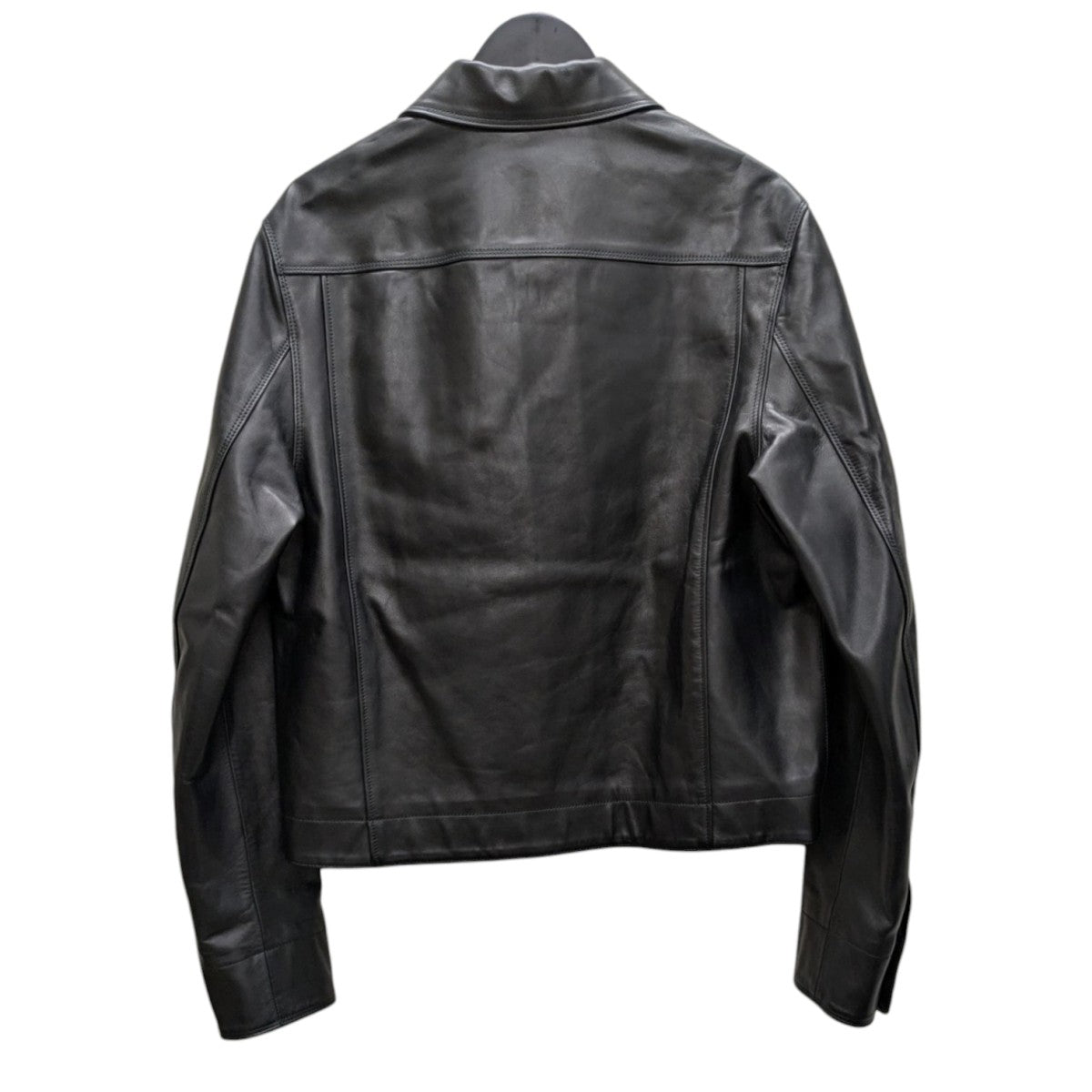 LANVIN COLLECTION Essential Leather Jacket ’Black’ レザージャケット 古着・中古-4枚目のアイテム画像