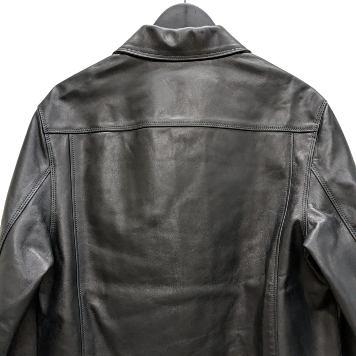 LANVIN COLLECTION Essential Leather Jacket ’Black’ レザージャケット 古着・中古-5枚目のアイテム画像