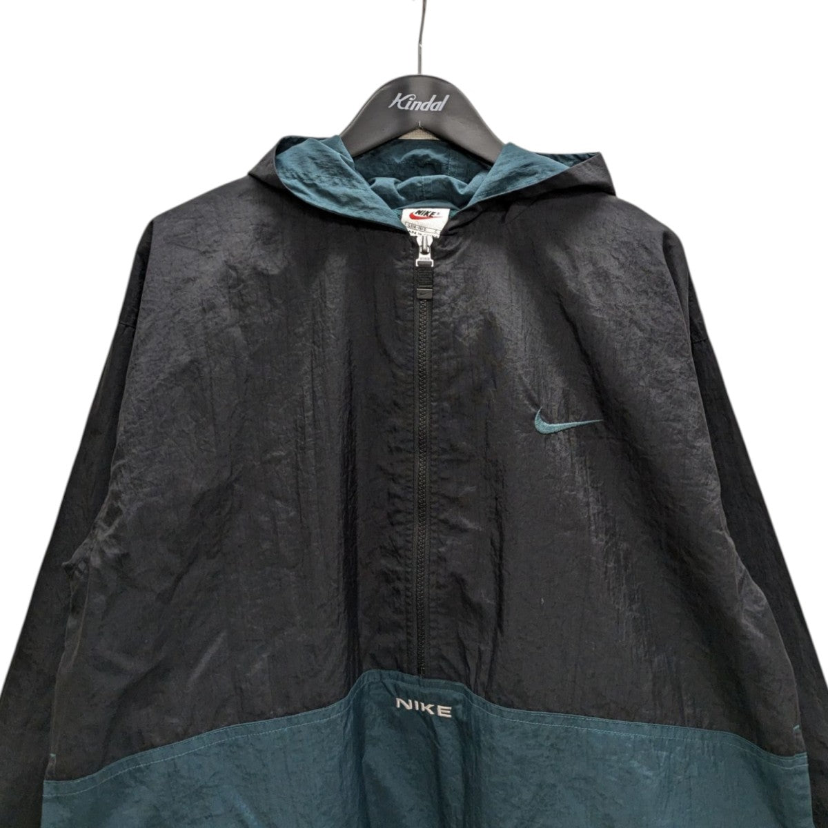 NIKE(ナイキ) 90s ナイロンアノラックパーカー ブラック