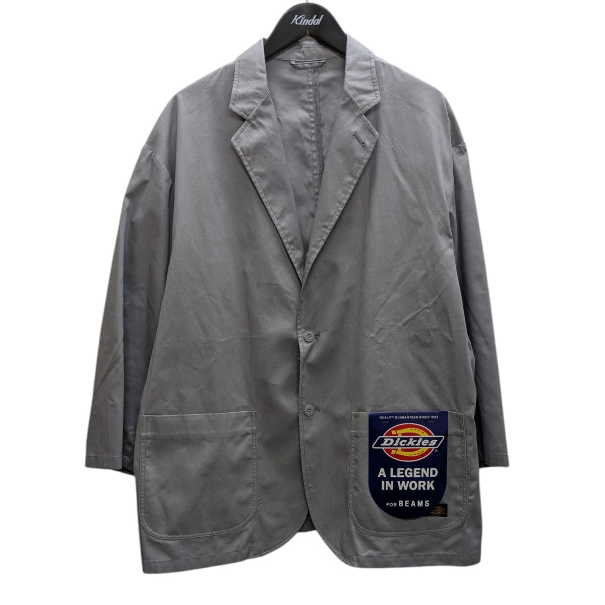 G*Q様 Dickies グレー テーラードジャケット S 第4弾 Dickies(ディッキーズ) BEAMS別注 テーラードジャケット