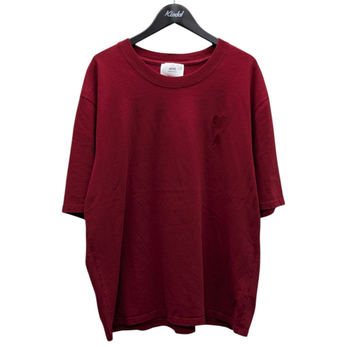 AMI Alexandre Mattiussi ハートロゴTシャツ 古着・中古-1枚目のアイテム画像