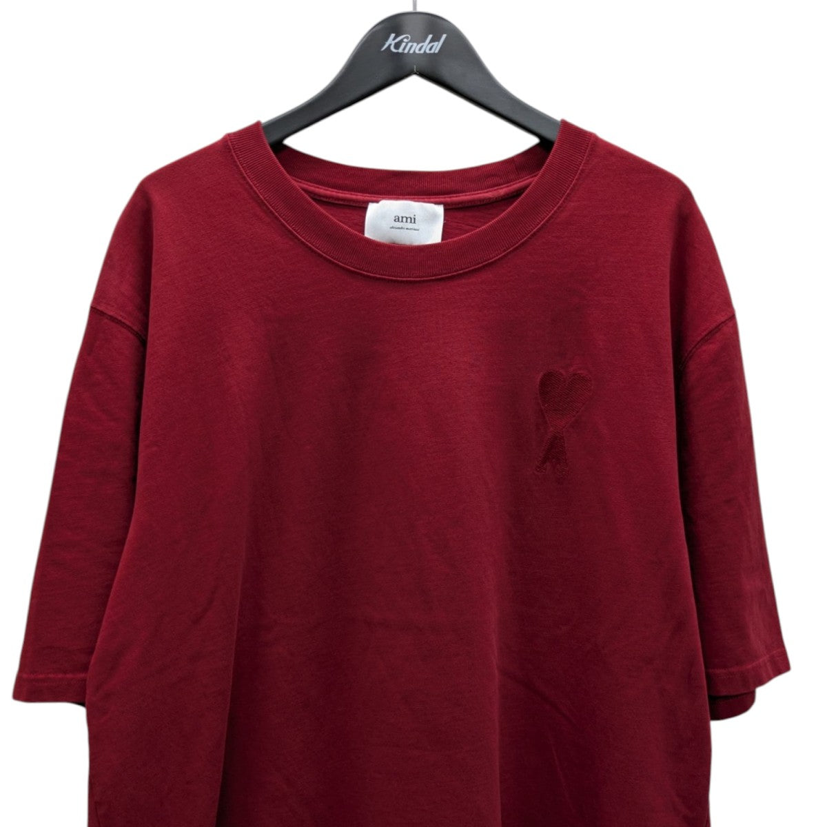 AMI Alexandre Mattiussi ハートロゴTシャツ 古着・中古-2枚目のアイテム画像