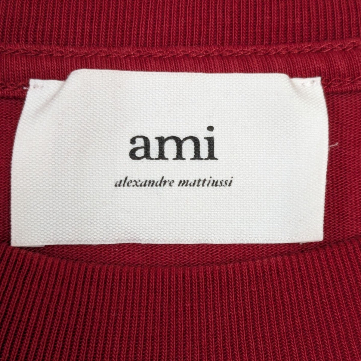 AMI Alexandre Mattiussi ハートロゴTシャツ 古着・中古-6枚目のアイテム画像