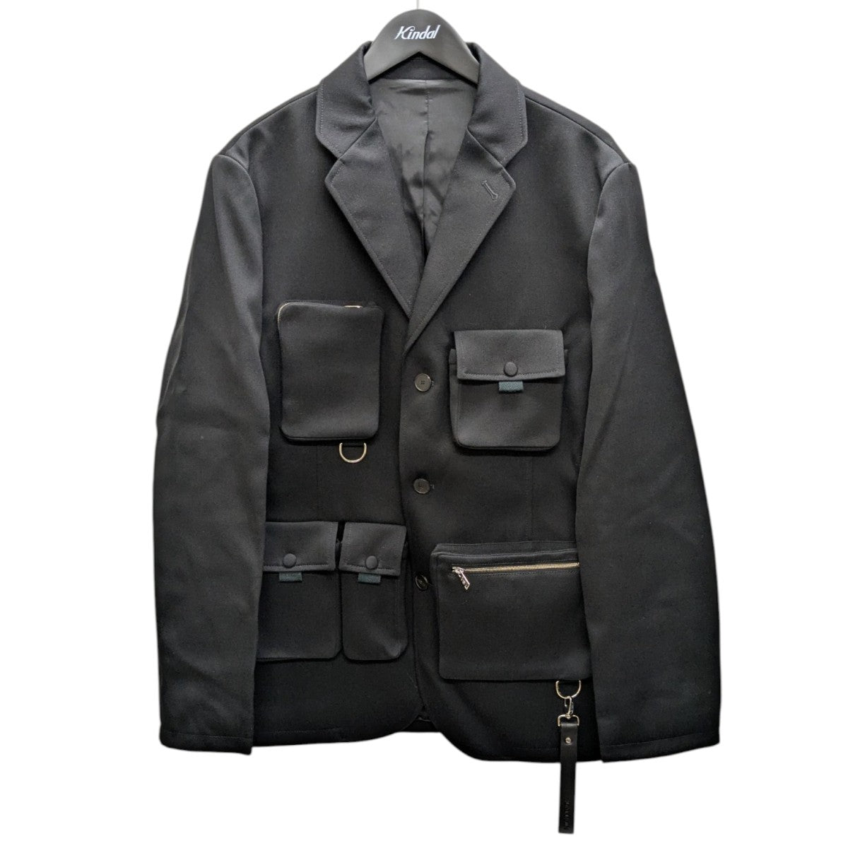 LANVIN Utility Style Jacket マルチポケットウールジャケット 古着・中古-1枚目のアイテム画像