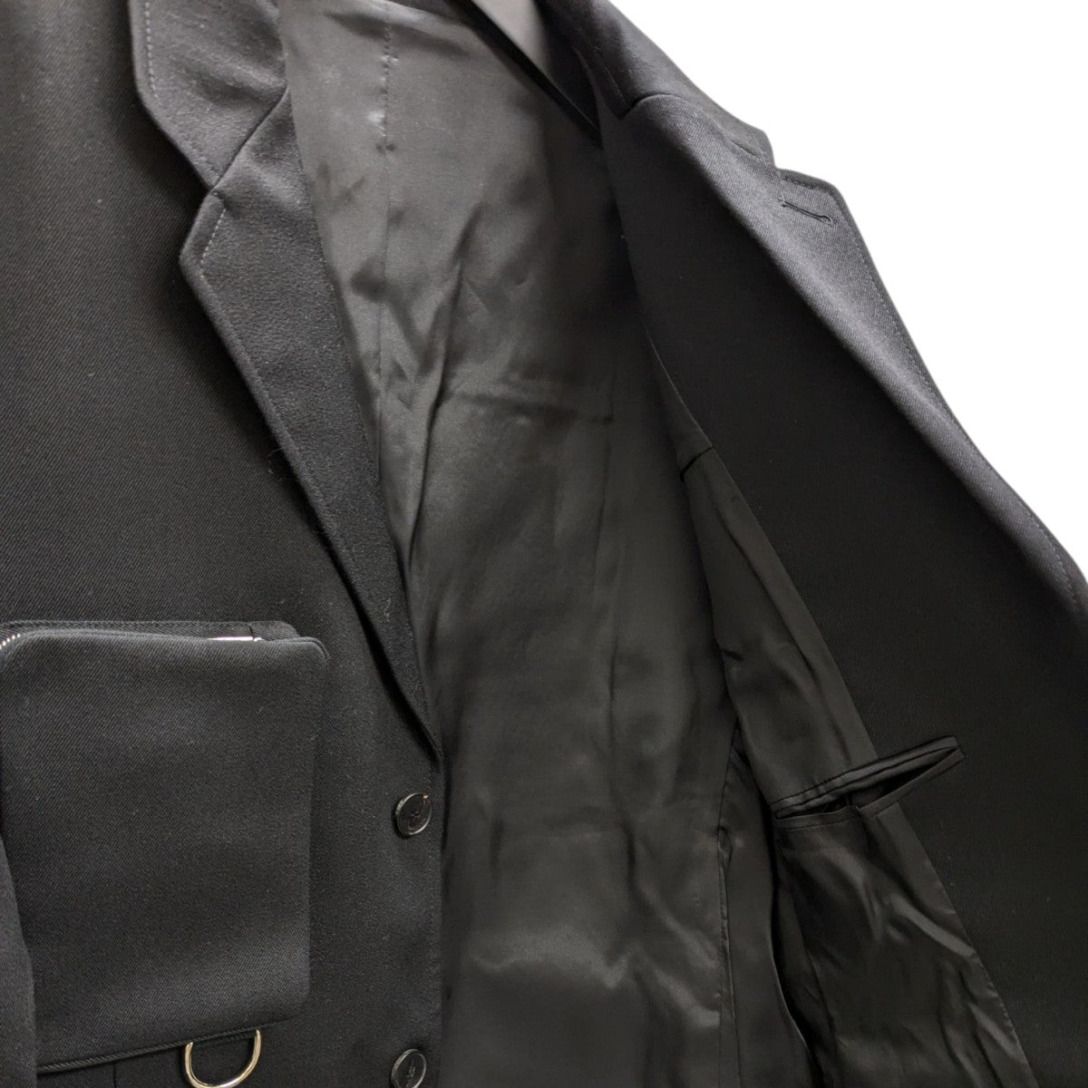 LANVIN Utility Style Jacket マルチポケットウールジャケット 古着・中古-5枚目のアイテム画像