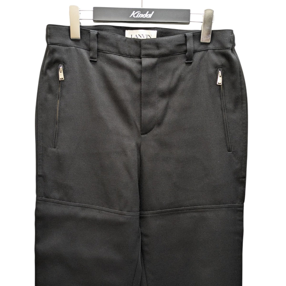LANVIN(ランバン) ウールトラウザー RM-TR0017-4885 ブラック サイズ