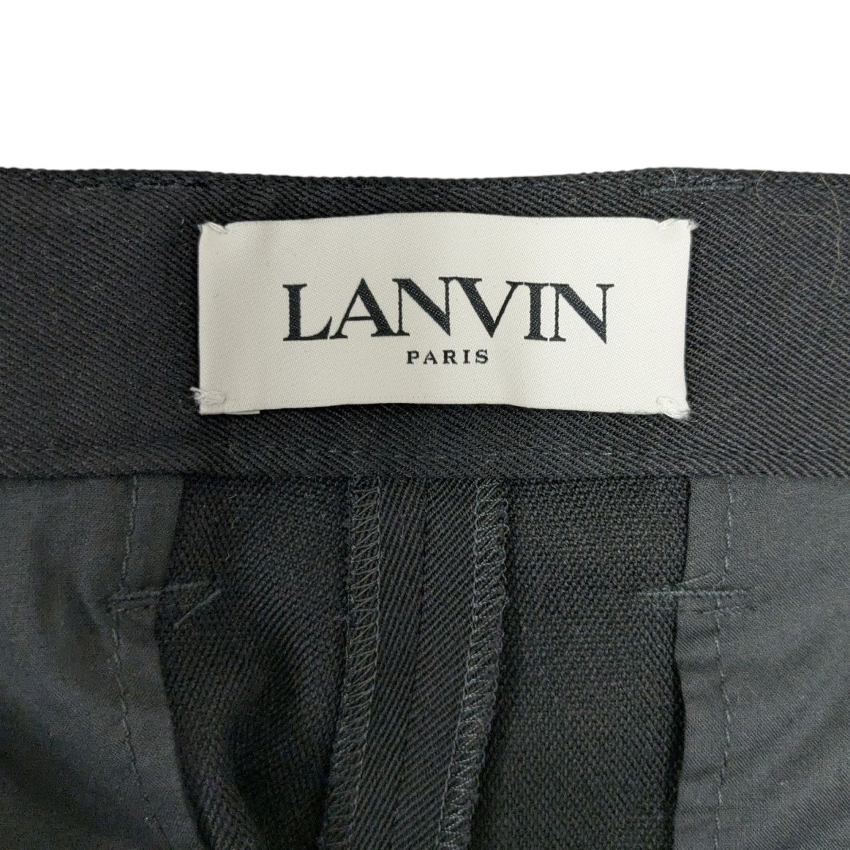 LANVIN ウールトラウザー 古着・中古-5枚目のアイテム画像