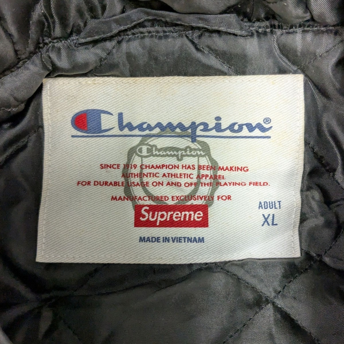 Supreme×Champion Pullover Parkaアノラックパーカー ブラック サイズ