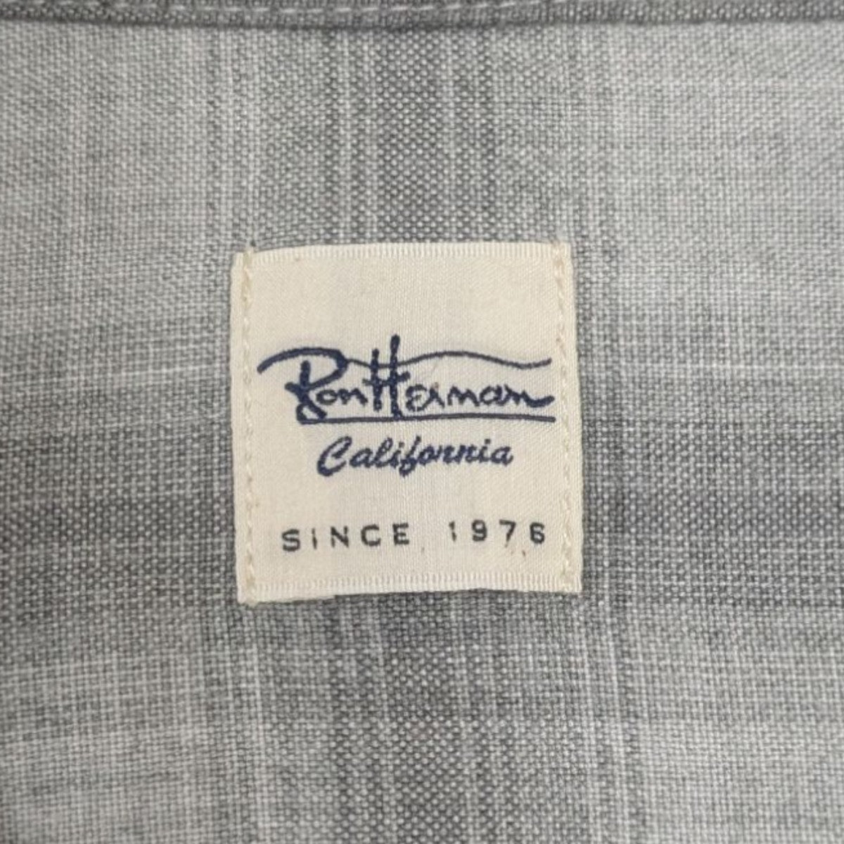 【美品】Ronherman Brushed Checked Shirt Ron Herman California Brushed Plaid Work Shirt 4.7(Fri) New