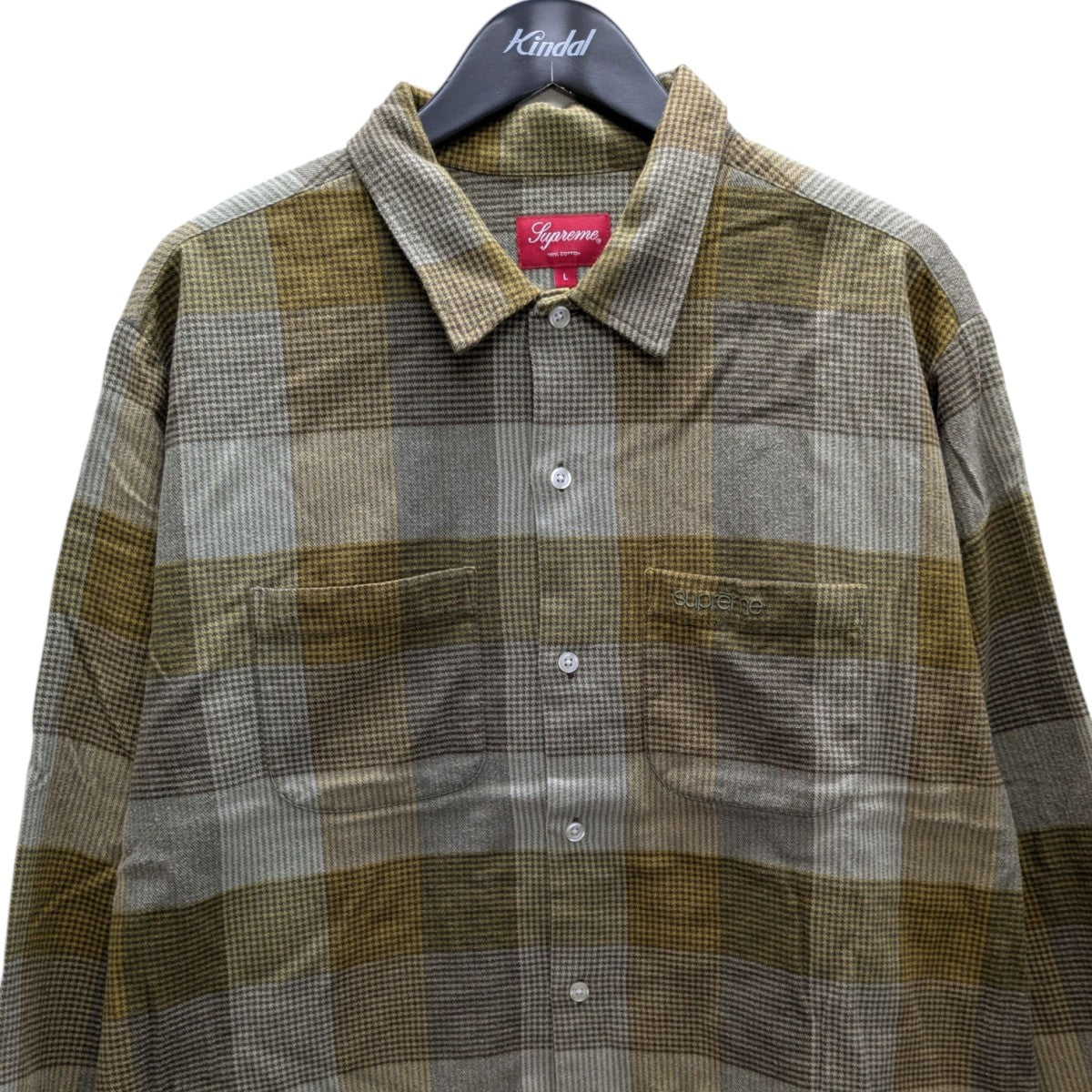 期間限定セール中‼︎Supreme チェックネルシャツ L シュプリーム x ヒステリックグラマー☆チェックネルシャツ
