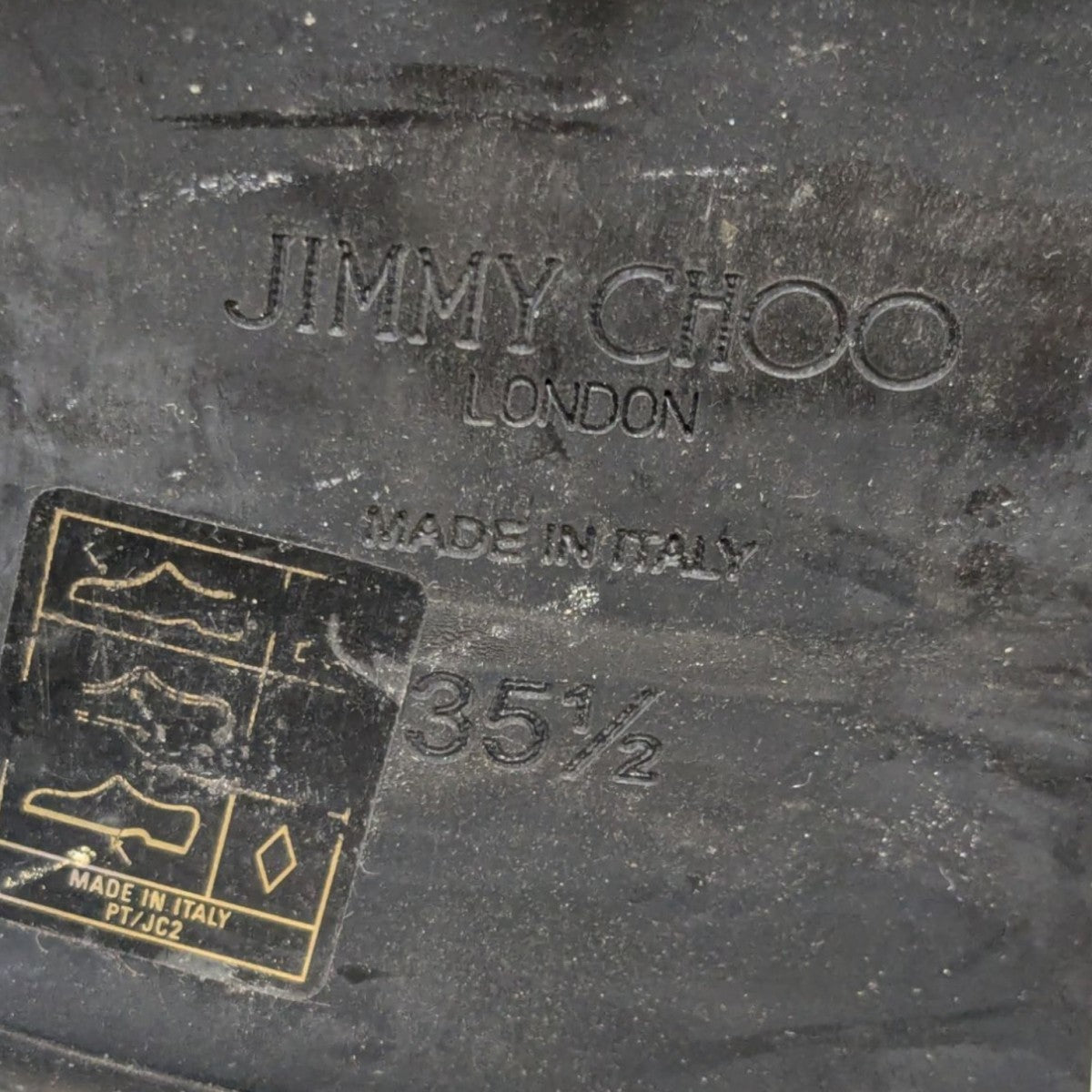 JIMMY CHOO レースアップ コンバットブーツ 古着・中古-10枚目のアイテム画像