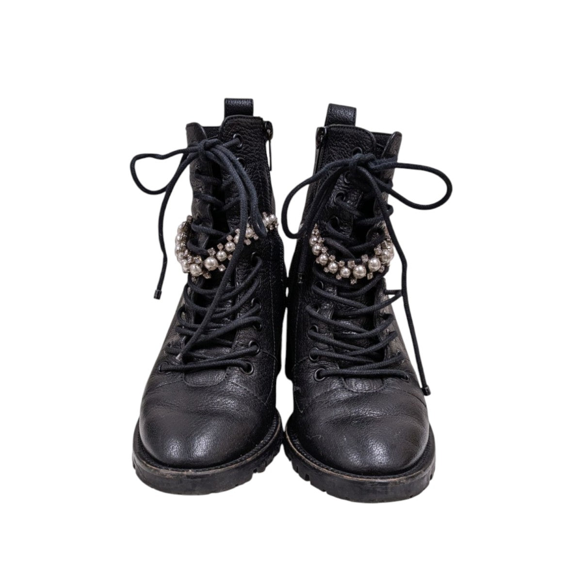 JIMMY CHOO(ジミーチュウ) レースアップ コンバットブーツ CRUZ