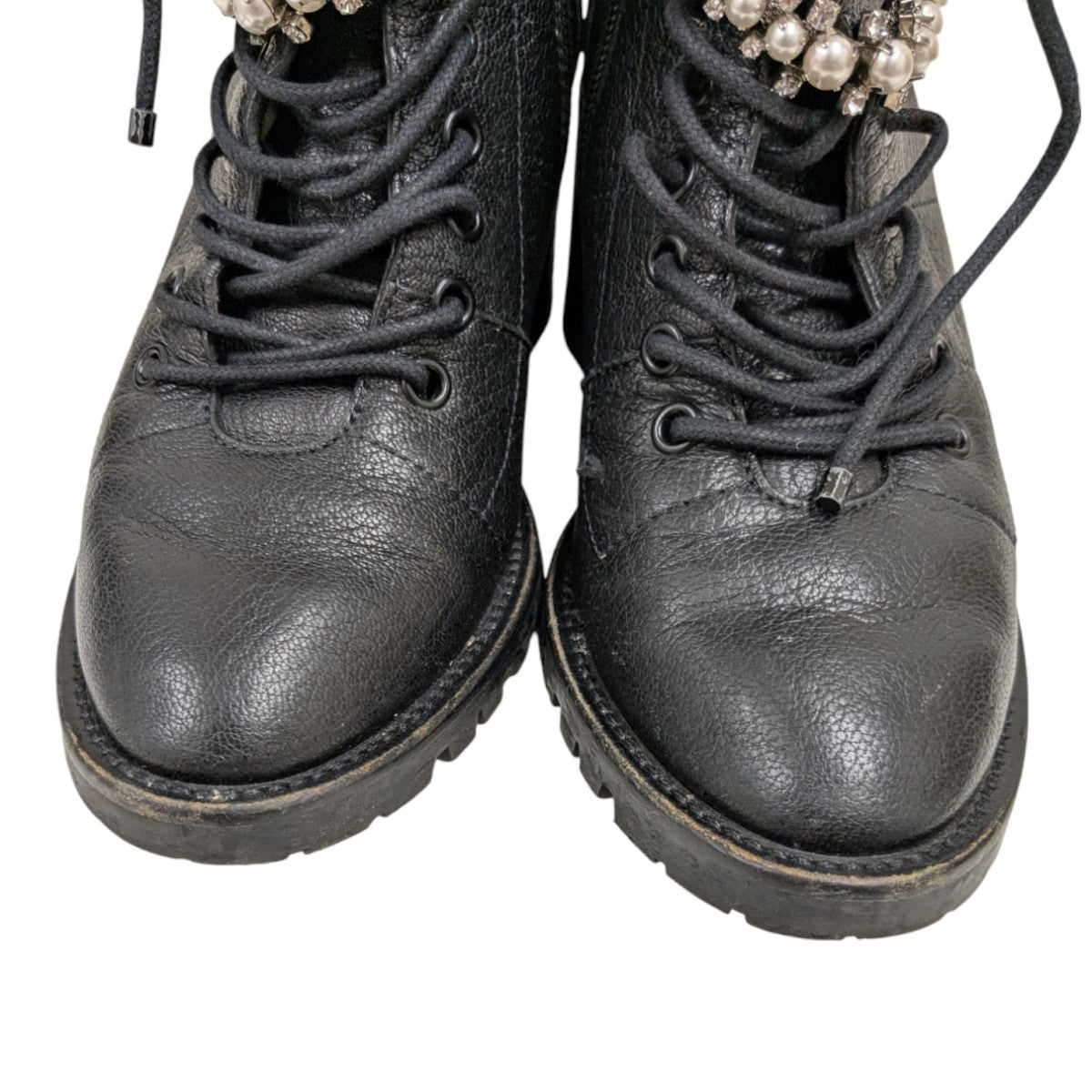 JIMMY CHOO(ジミーチュウ) レースアップ コンバットブーツ CRUZ