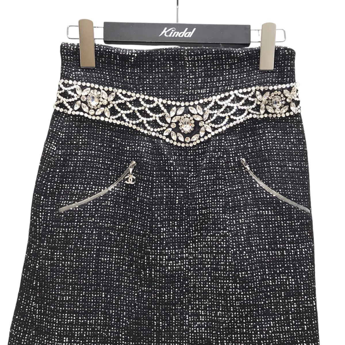 CHANEL シャネル スカート CHANEL(シャネル) ビジュースカート P19814V11551 ブラック サイズ 34