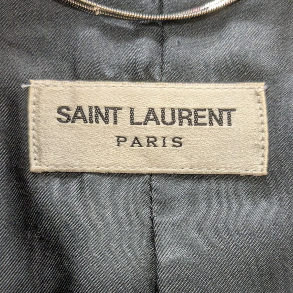 Saint Laurent Paris(サンローランパリ) 14AW ラメ ピークドラペル