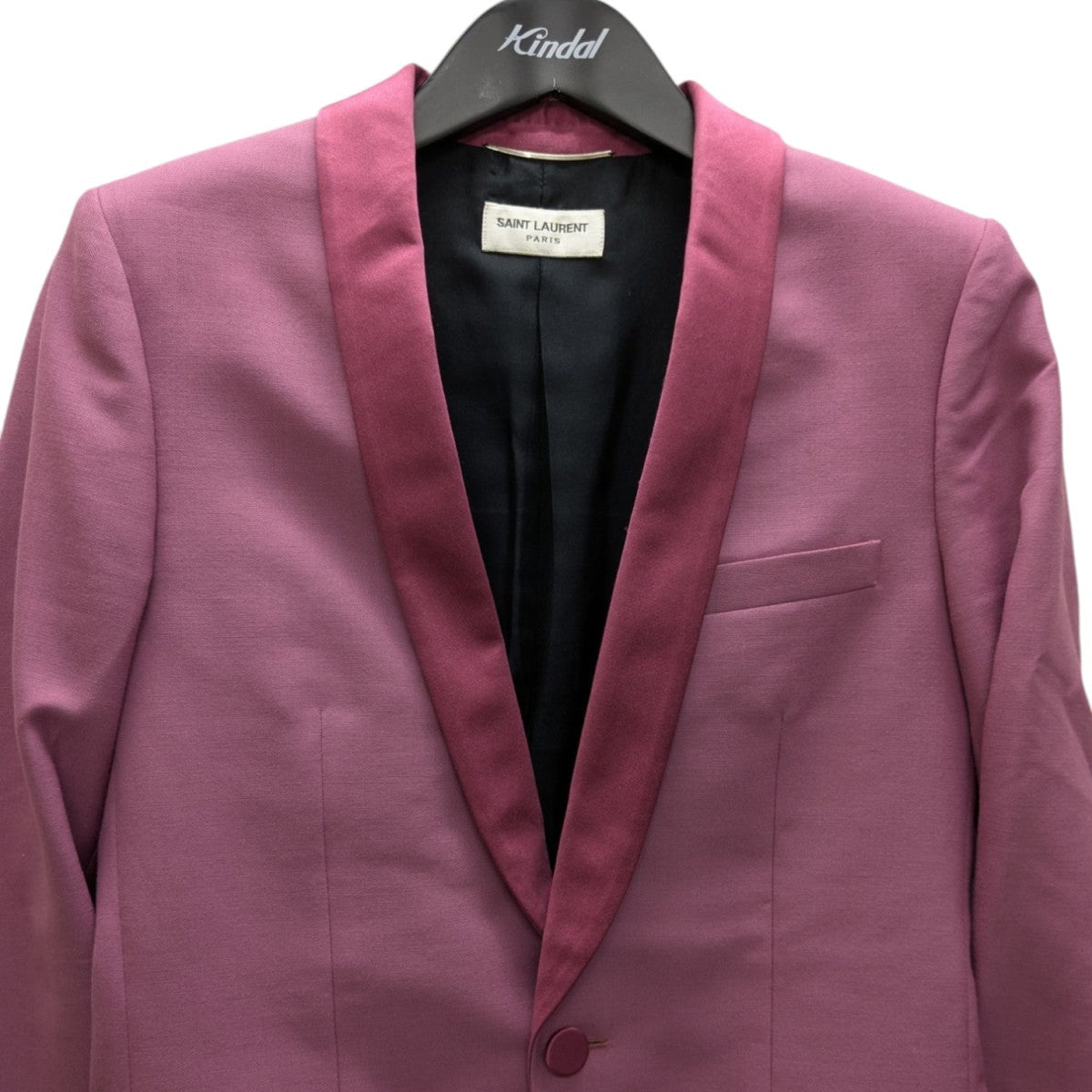 【イヴサンローラン】ジャケット ピンク ウール 38 ヴィンテージ Yves Saint Laurent - 美品☆YVES SAINT LAURENT イヴ・サン