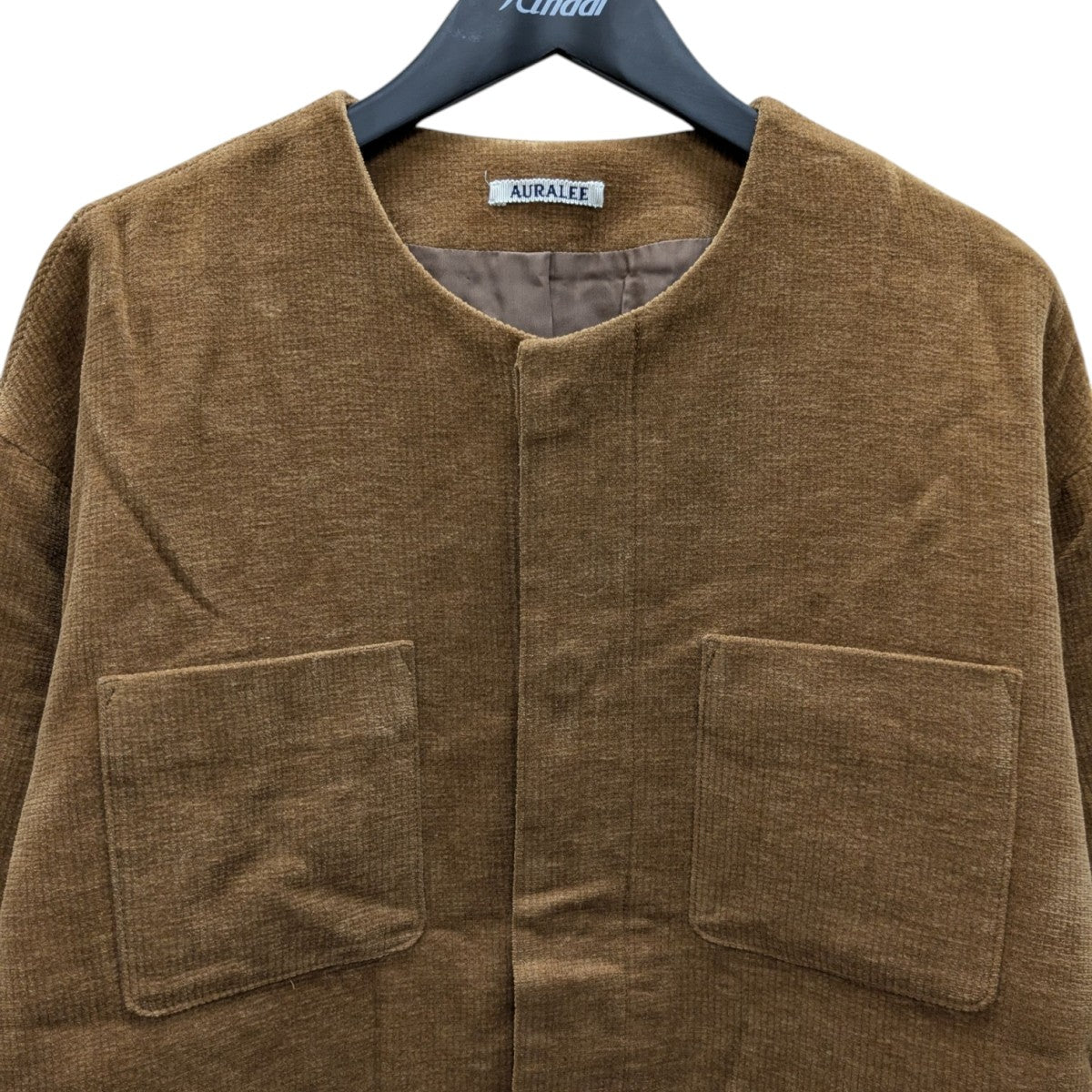 AURALEE(オーラリー) WOOL COTTON MOAL BLOUSONコーデュロイノーカラー