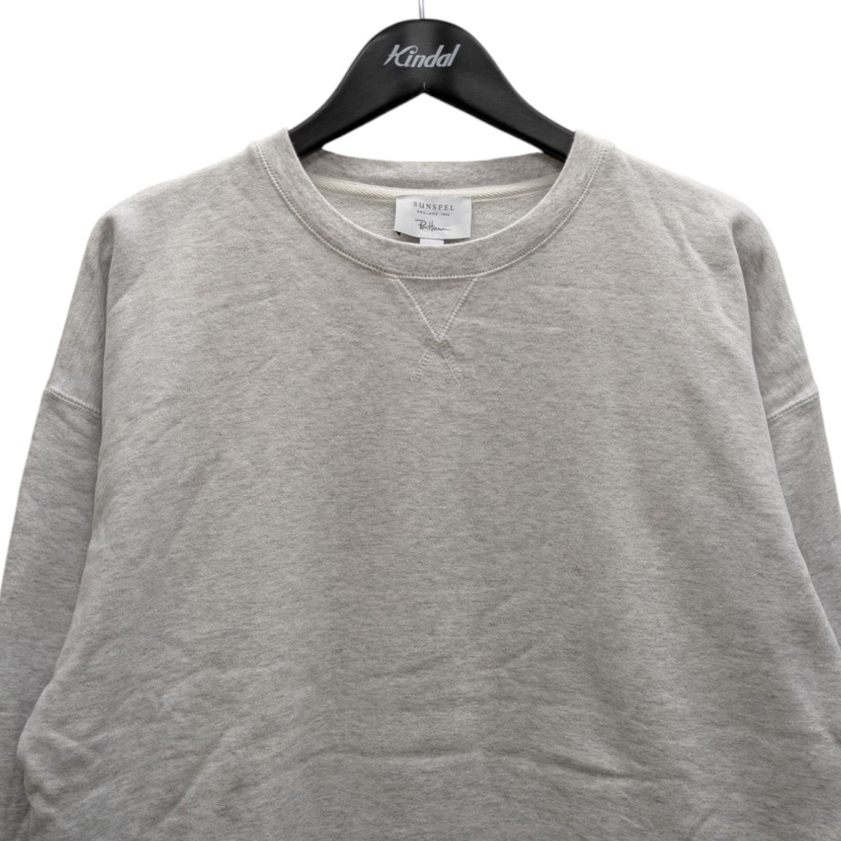 OUTERKNOWN ロンハーマン　クルーネック トレーナー生成りlarge OUTERKNOWN ロンハーマンクルーネック トレーナー生成りlarge