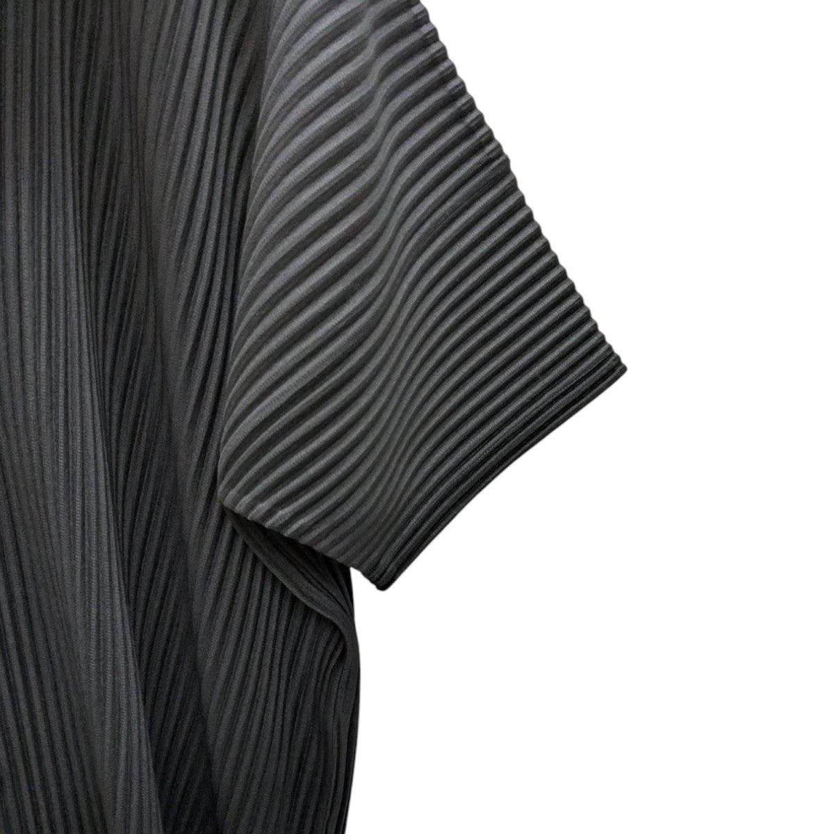 ISSEY MIYAKE オムプリッセ メンズ プリーツ シャツ 半袖 ブラック HOMME PLISSE ISSEY MIYAKE イッセイミヤケオムプリッセ 23AW