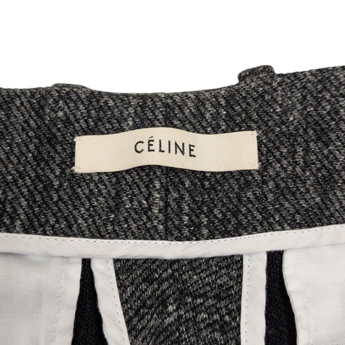 CELINEセリーヌパンツ　フィービー期タグ CELINE セリーヌ 18AW 261C 21V33 フィービー期 セリーヌ