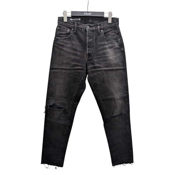 MINEDENIM(マインデニム) N．Tapered 5pockeダメージ加工デニムパンツ