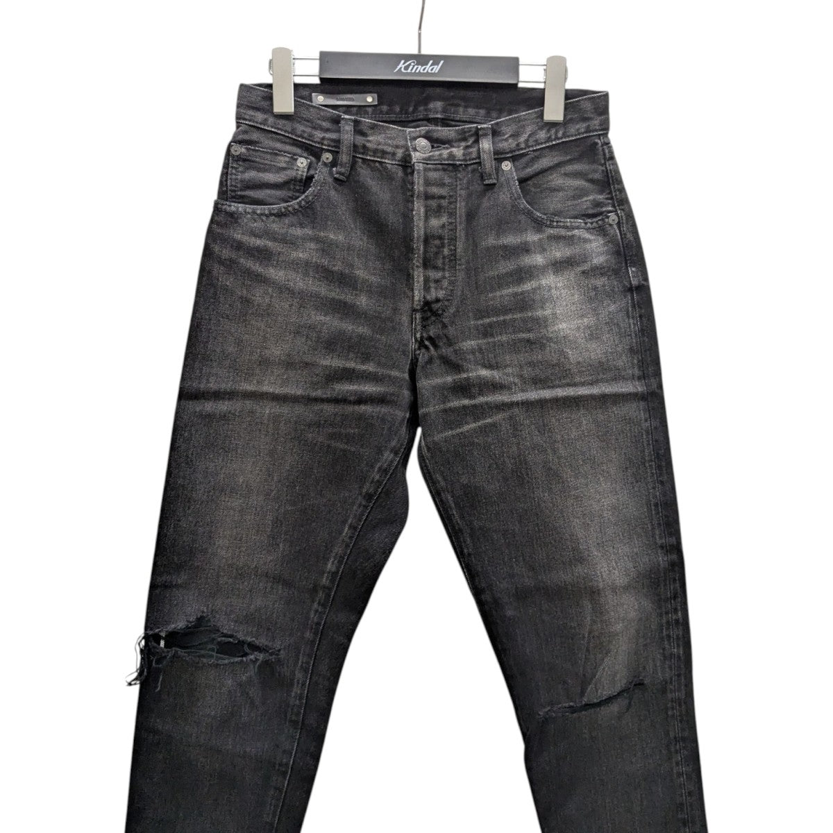 MINEDENIM(マインデニム) N．Tapered 5pockeダメージ加工デニムパンツ
