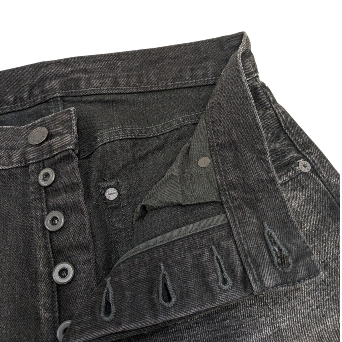 N．Tapered 5pockeダメージ加工デニムパンツ