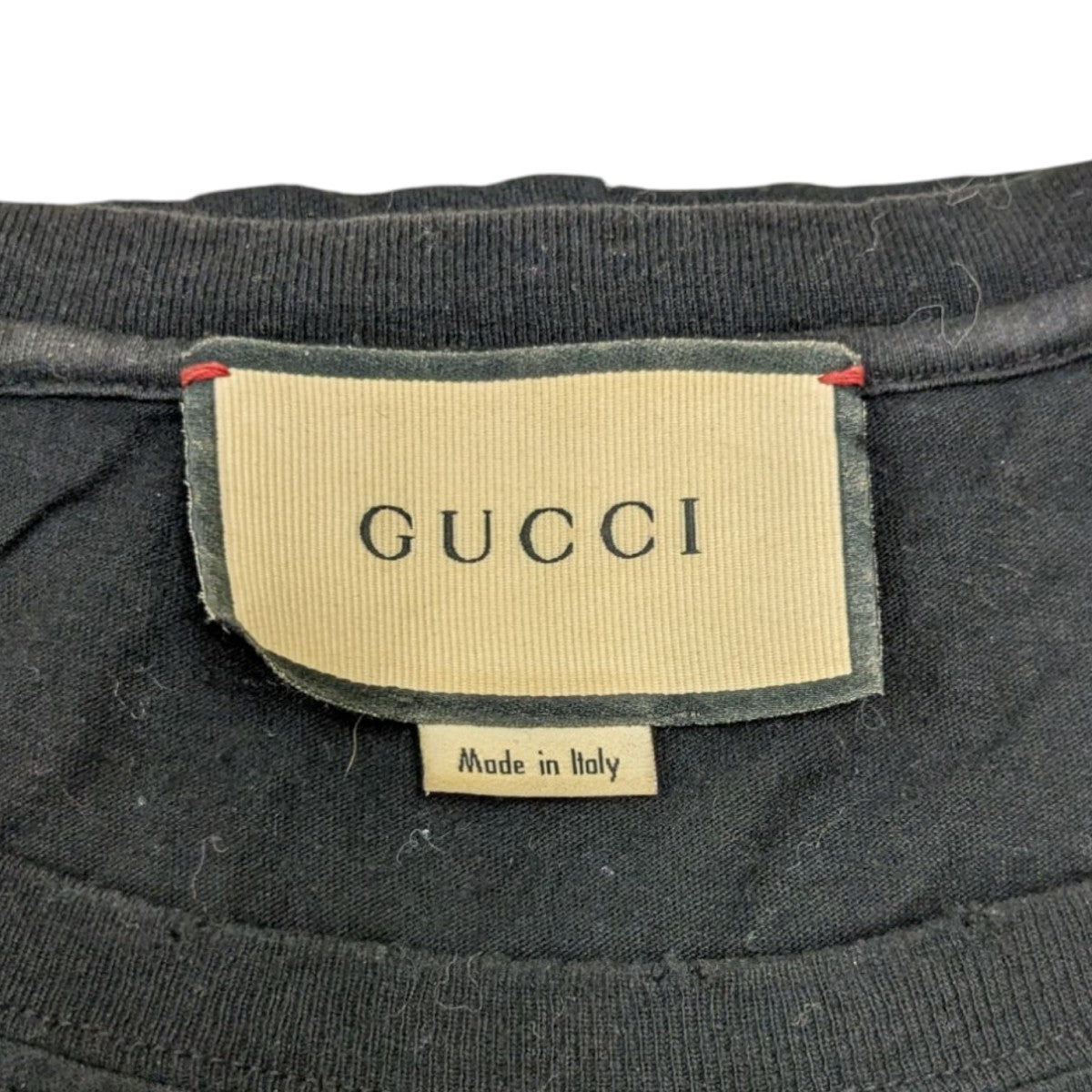 GUCCI(グッチ) ロゴ ウォッシュドオーバーサイズ Tシャツ440103-X3F05